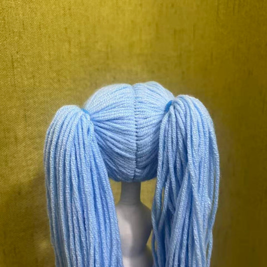 Button-Eyed Doll -- Pigtail Tutorial