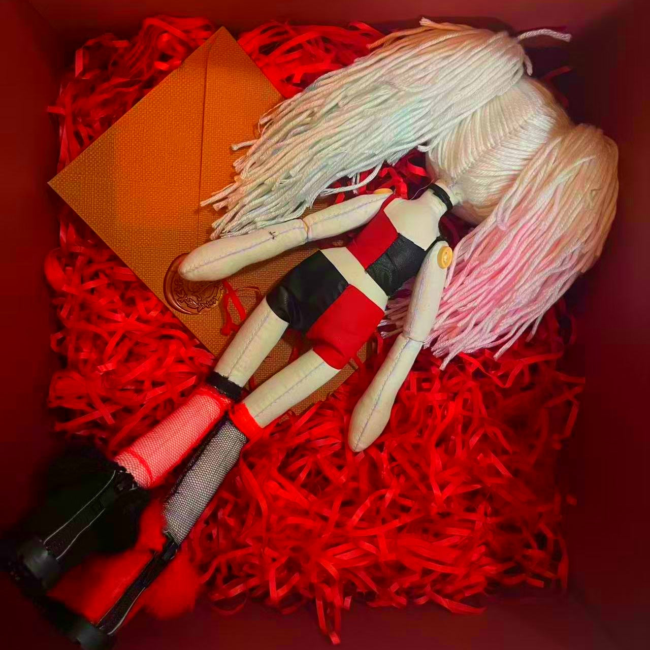 Handmade Harley Quinn Doll Gift Kids | Limited 30 Non-Toxic DC Inspired Rare