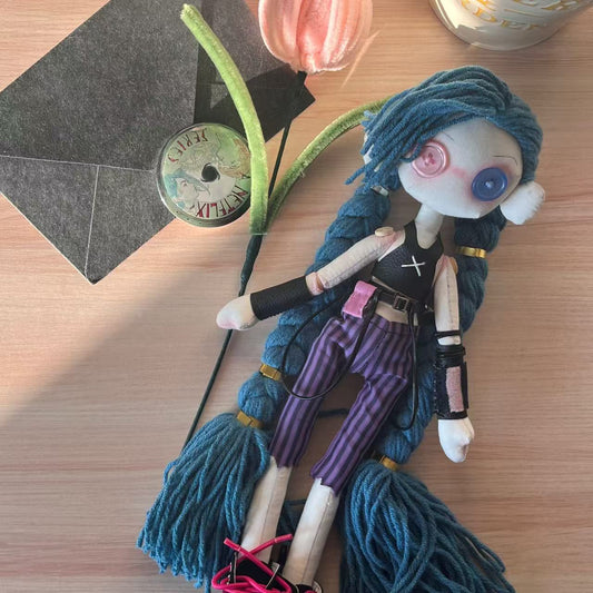 Whispering Doll" - Original Skin of Jinx from League of Legends: Arcane
