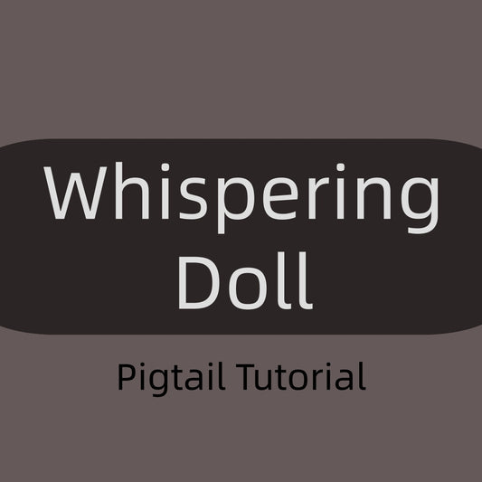 Button-Eyed Doll -- Pigtail Tutorial