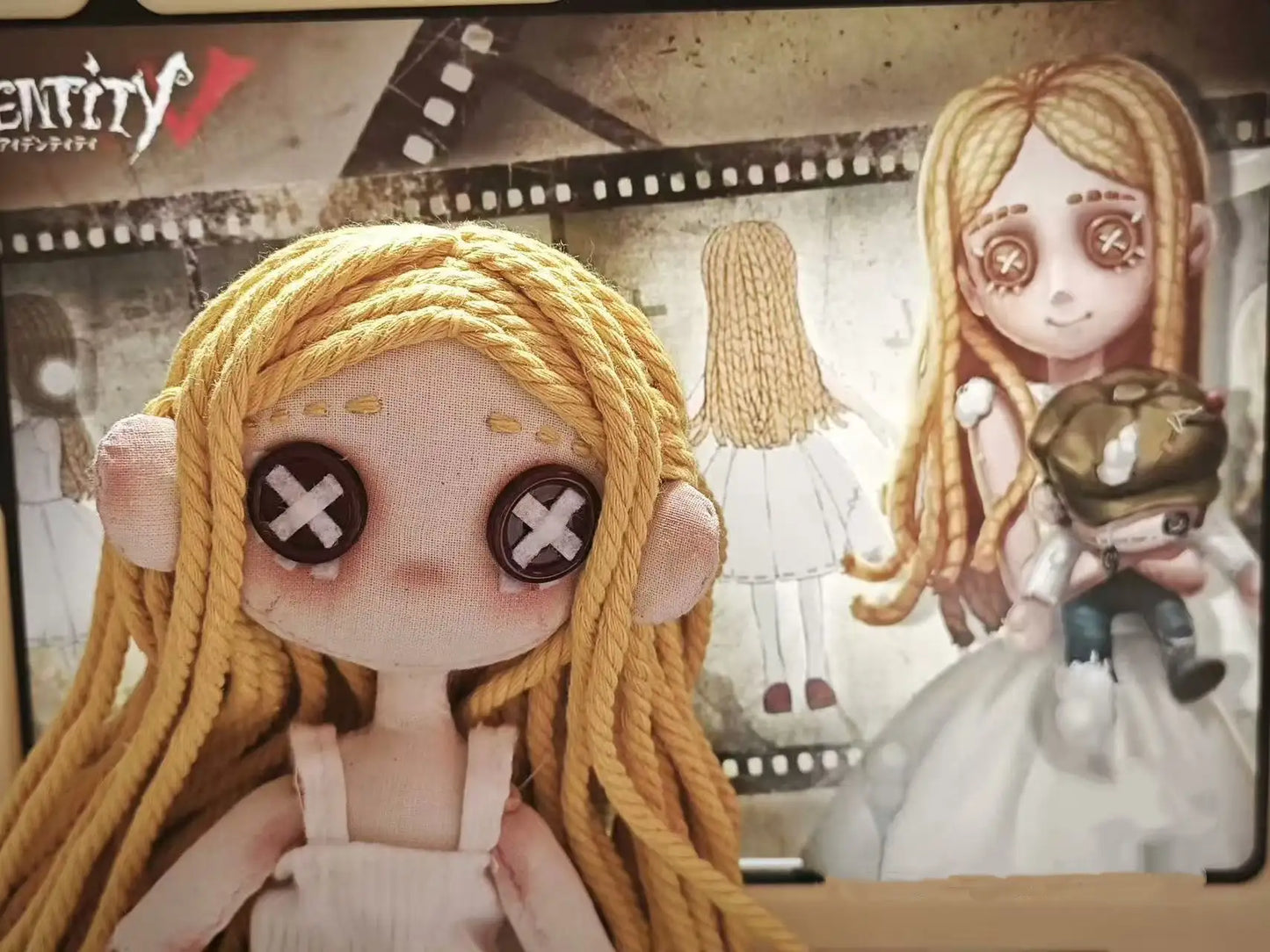 Identity V Little Girl Big 30cm Handmade Doll OOAK Collector Figure