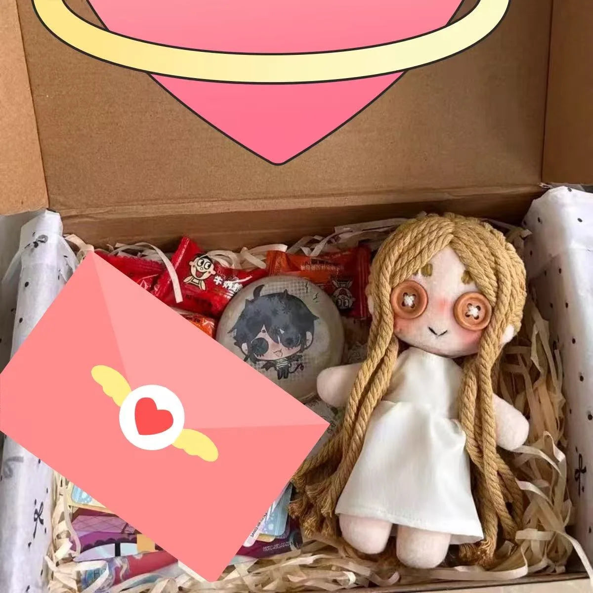 Identity V Little Girl 15cm Handmade Doll OOAK Collectible Figure