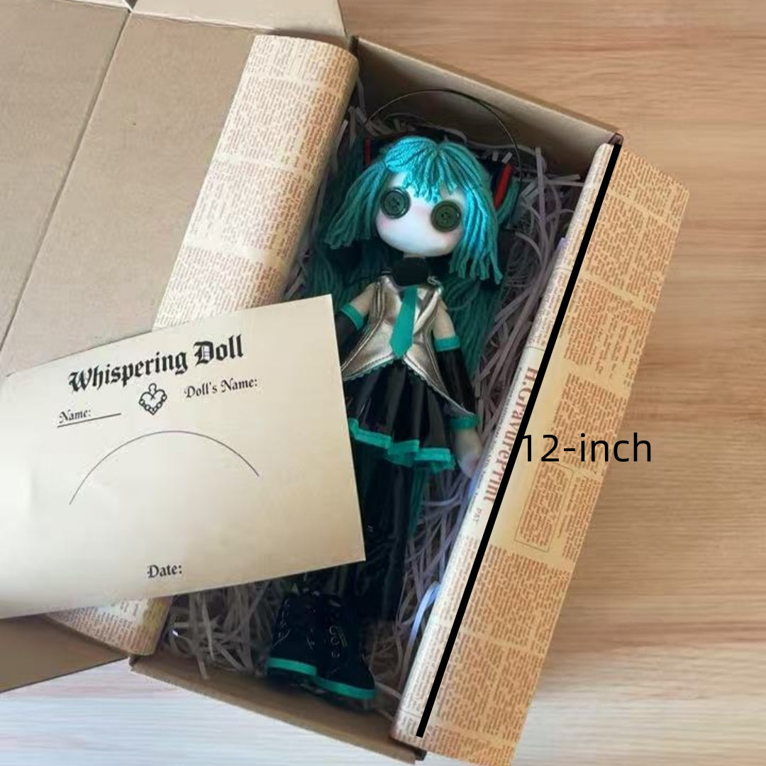 Hatsune Miku Doll —— turquoise button eyes