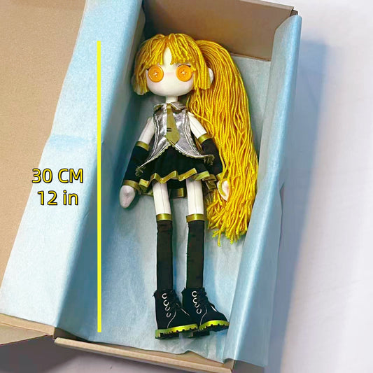 OOAK Handmade Vocaloid Akuane Neru Doll 12 in Anime Figure Collectible Craft Art