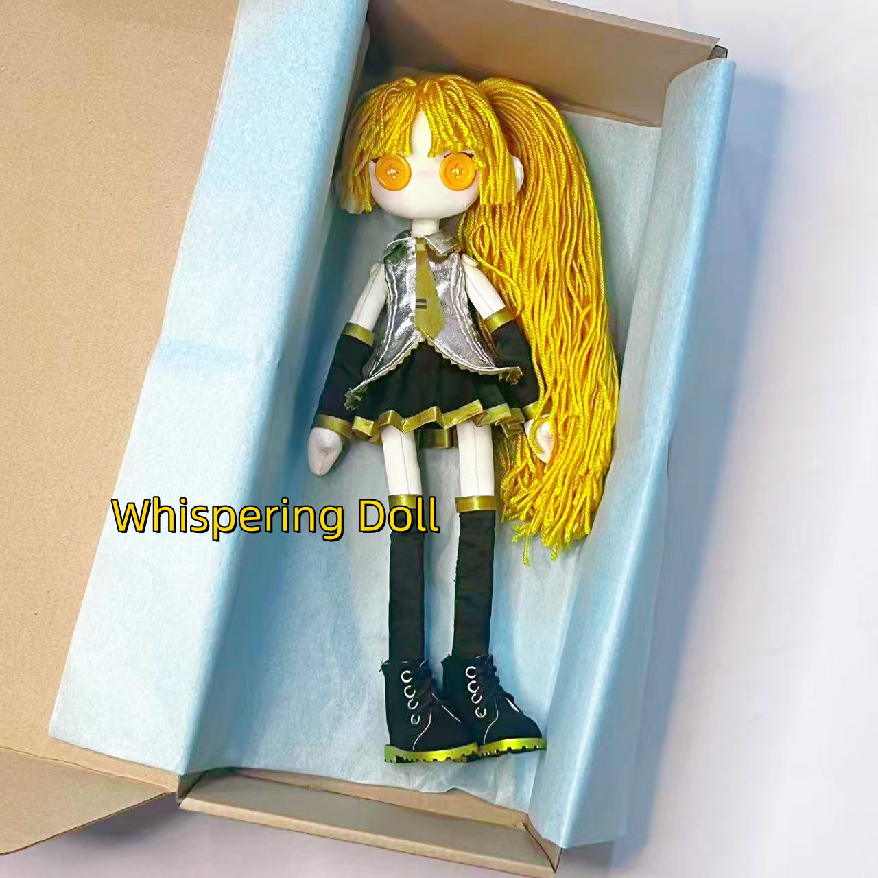 OOAK Handmade Vocaloid Akuane Neru Doll 12 in Anime Figure Collectible Craft Art