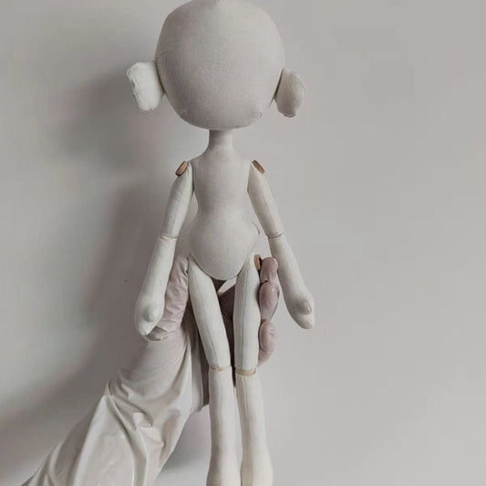 Whispering Doll 30cm 12” DIY Button Eye Handmade Base Doll Body Craft Toy