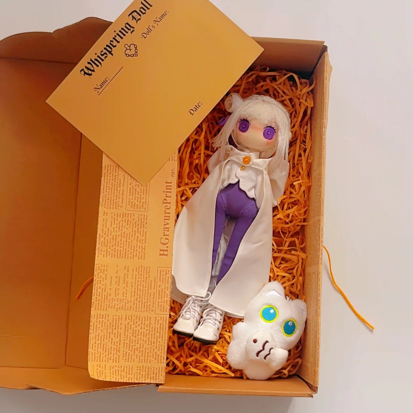 Re:Zero − Starting Life in Another World Emilia Handmade Plush Doll