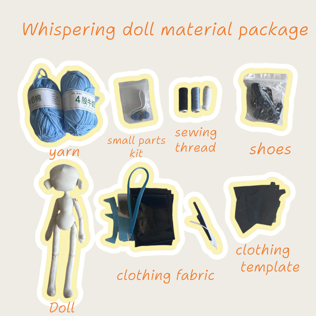 Hatsune Miku doll 12" DIY Sewing Kit + Video Tutorial - Make Your Own Anime Doll