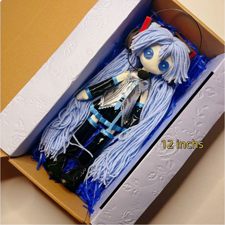 Hatsune Miku doll 12" DIY Sewing Kit + Video Tutorial - Make Your Own Anime Doll