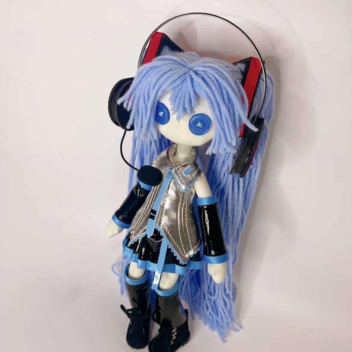 Handmade Hatsune Miku Plush Doll 12 in Kawaii Anime Stuffed Toy Gift Collectible