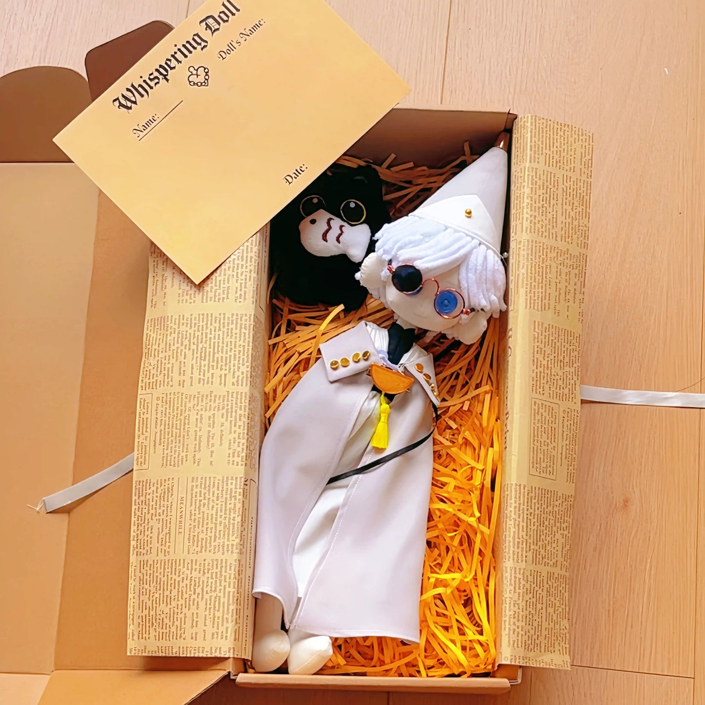Witch Hat Atelier Qifrey plush doll Limited Edition of 30 Pieces