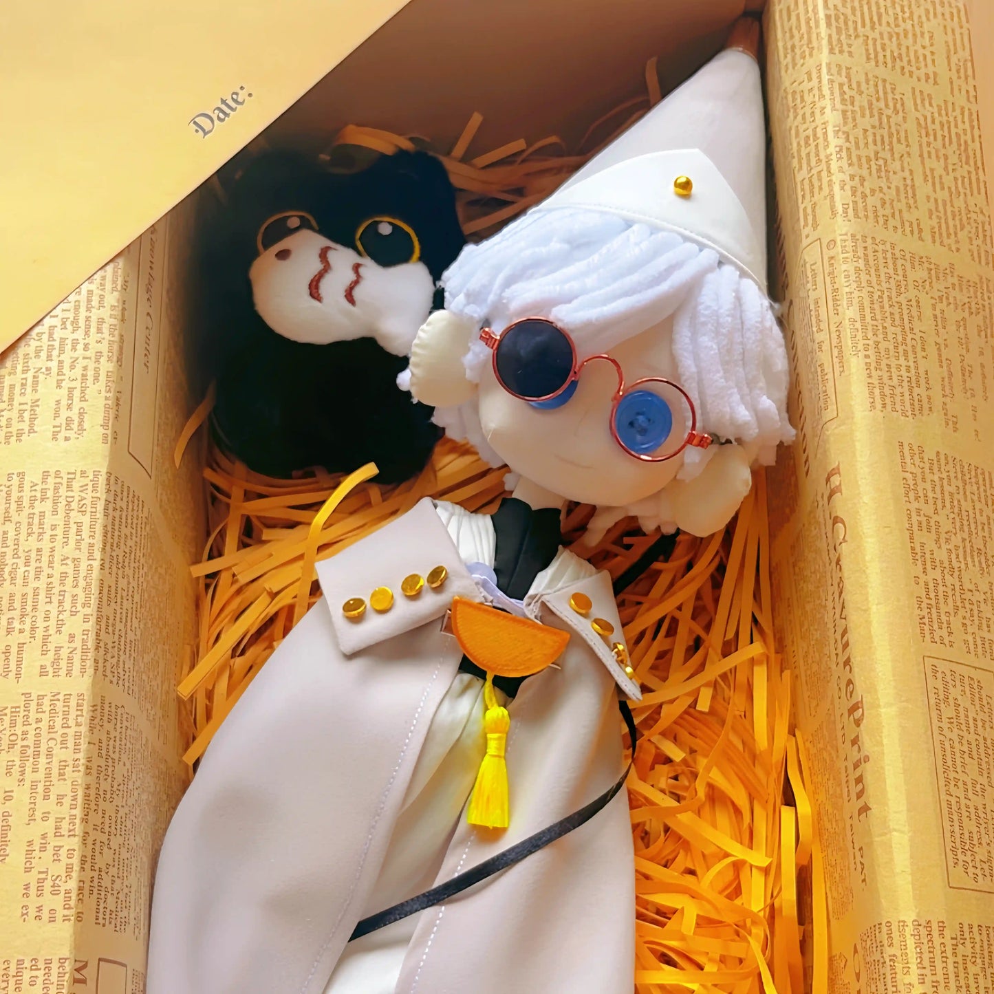 Witch Hat Atelier Qifrey plush doll Limited Edition of 30 Pieces