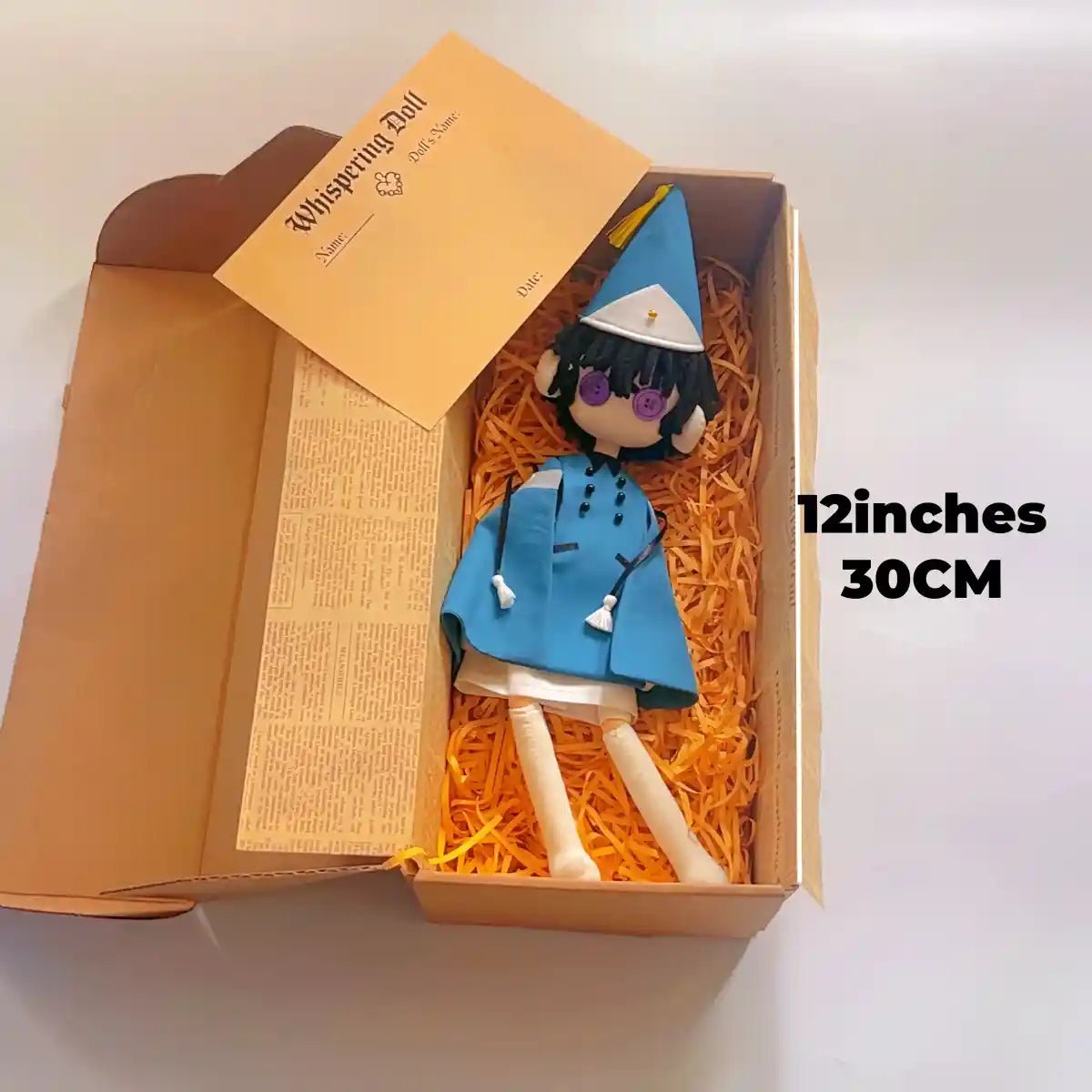 Witch Hat Atelier Agott plush doll (black hair) Limited Edition of 30 Pieces