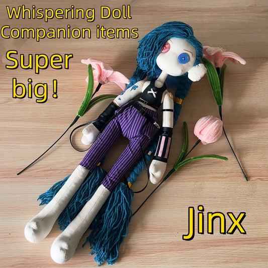 56CM 22 inches Jinx Handmade Arcane Plush | League of Legends Doll Toy | Collectible Gift