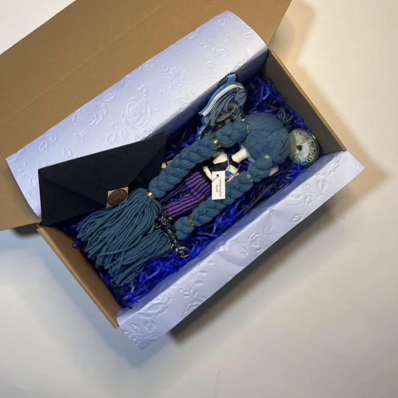 Peluche Arcano Jinx fatto a mano | Bambola di League of Legends | Regalo da collezione 