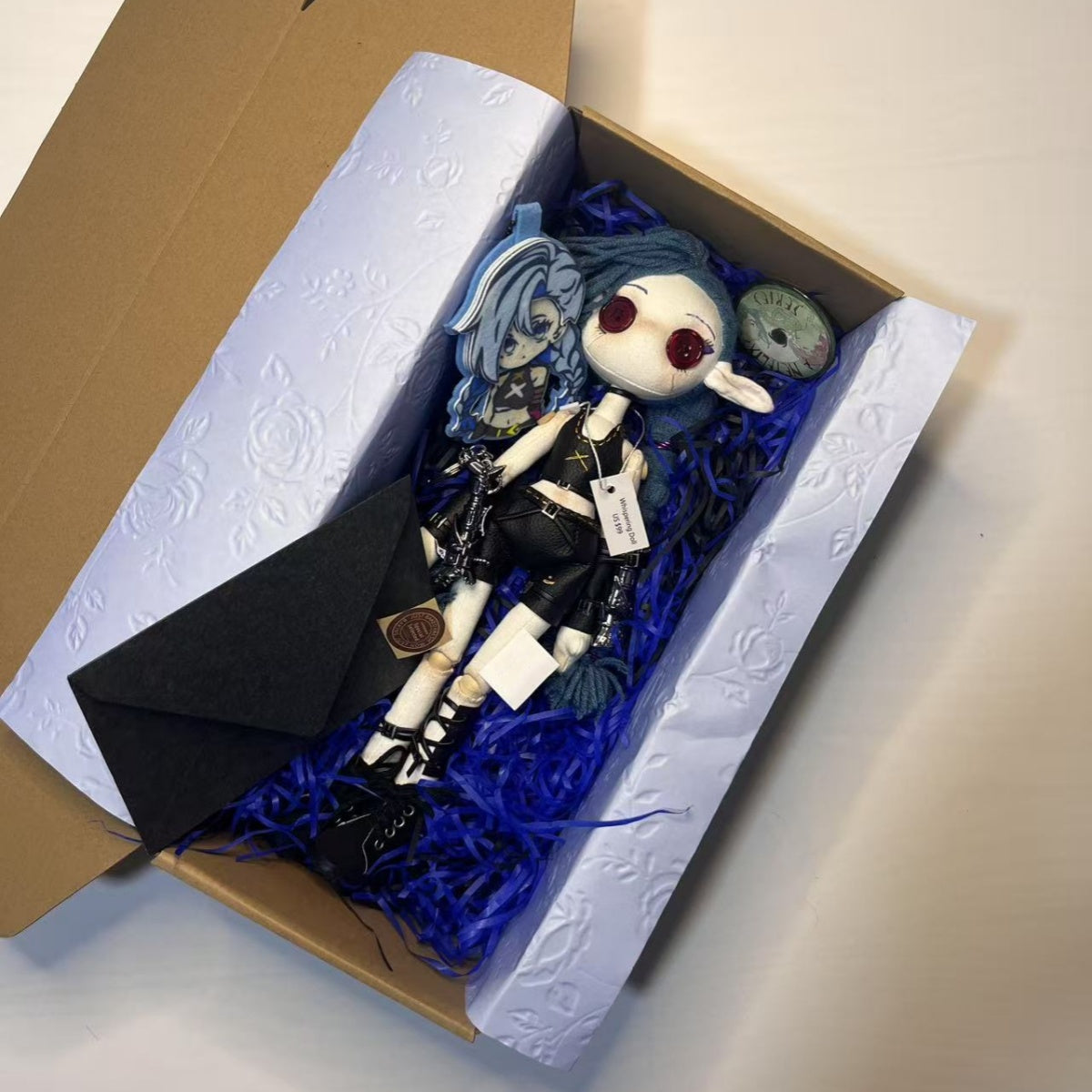 League of Legends Arcane Jinx Handmade Doll and Toy Collectibles 12 inches