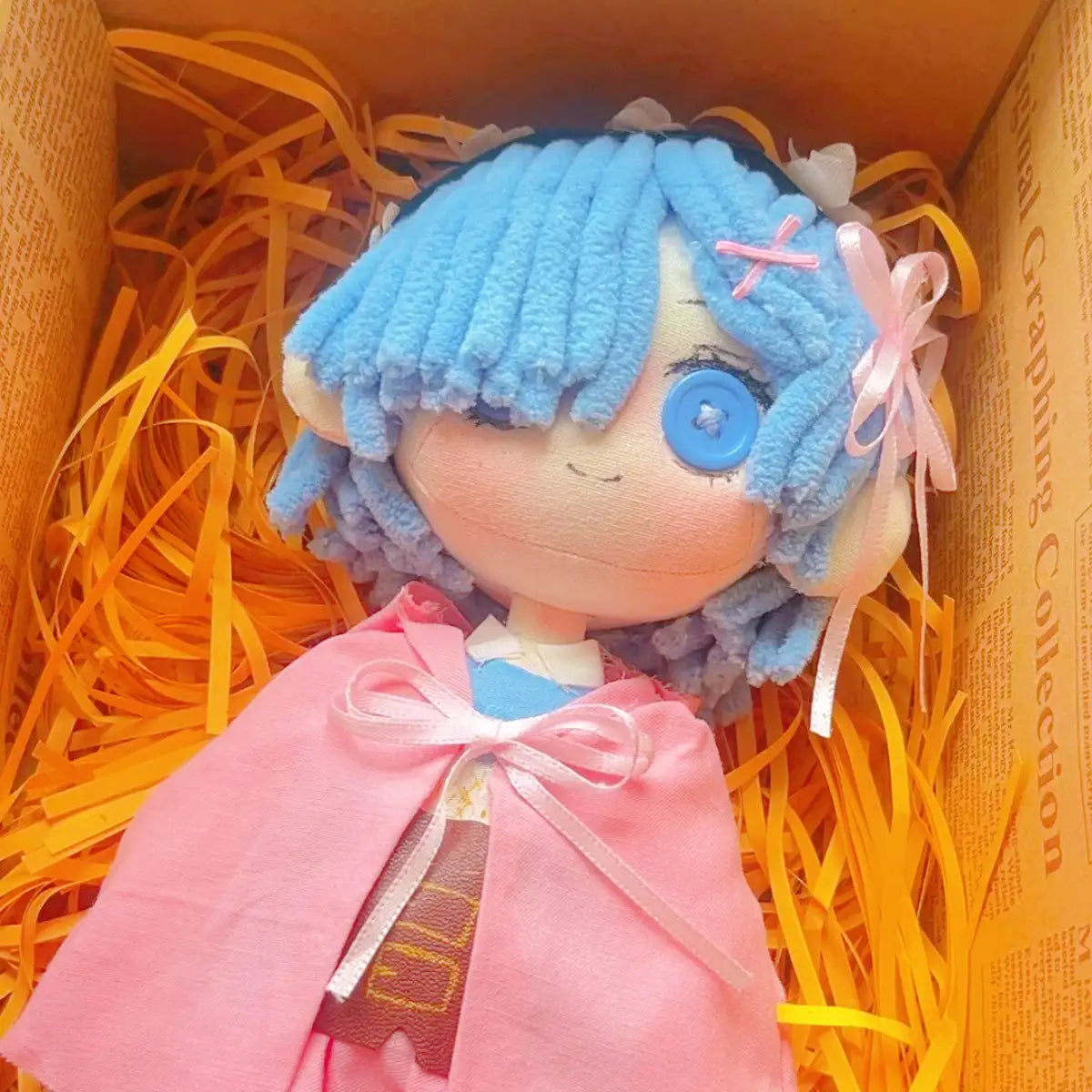 Re:Zero − Starting Life in Another World Rem Handmade Plush Doll