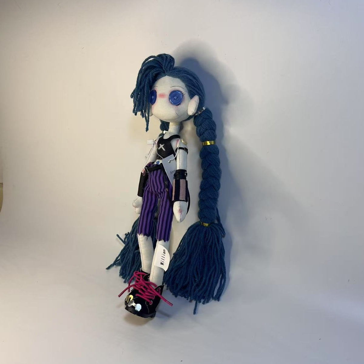Jinx Handmade Arcane Plush | League of Legends Doll Toy | Collectible Gift