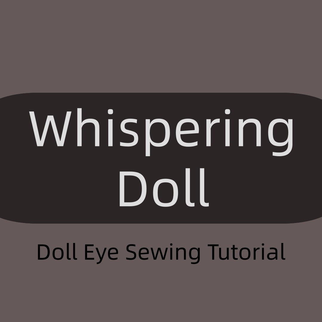 Button-Eyed Doll--Doll Eye Sewing Tutorial.