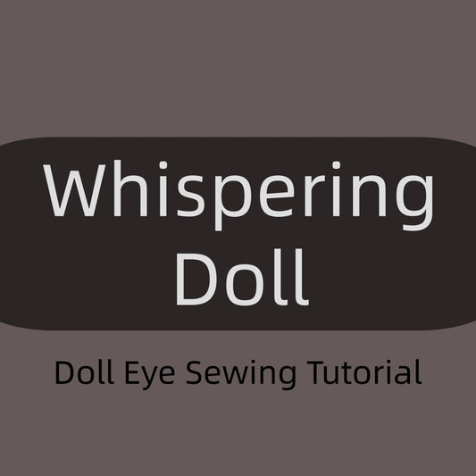 Button-Eyed Doll--Doll Eye Sewing Tutorial.
